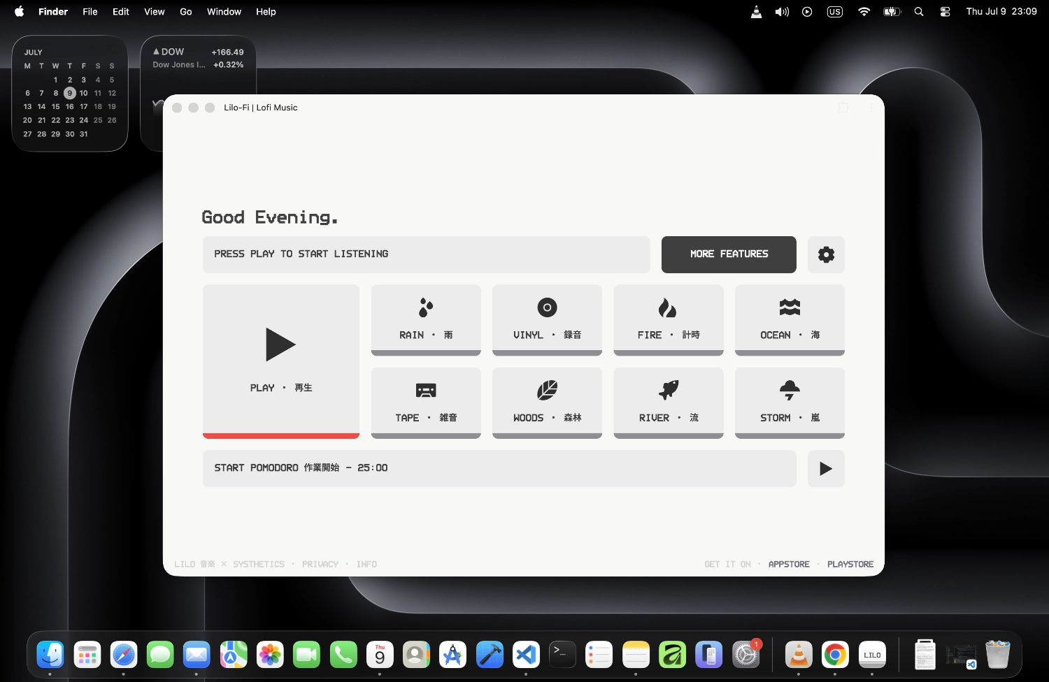 Lilo-fi Lofi radio is available as an PWA for desktop